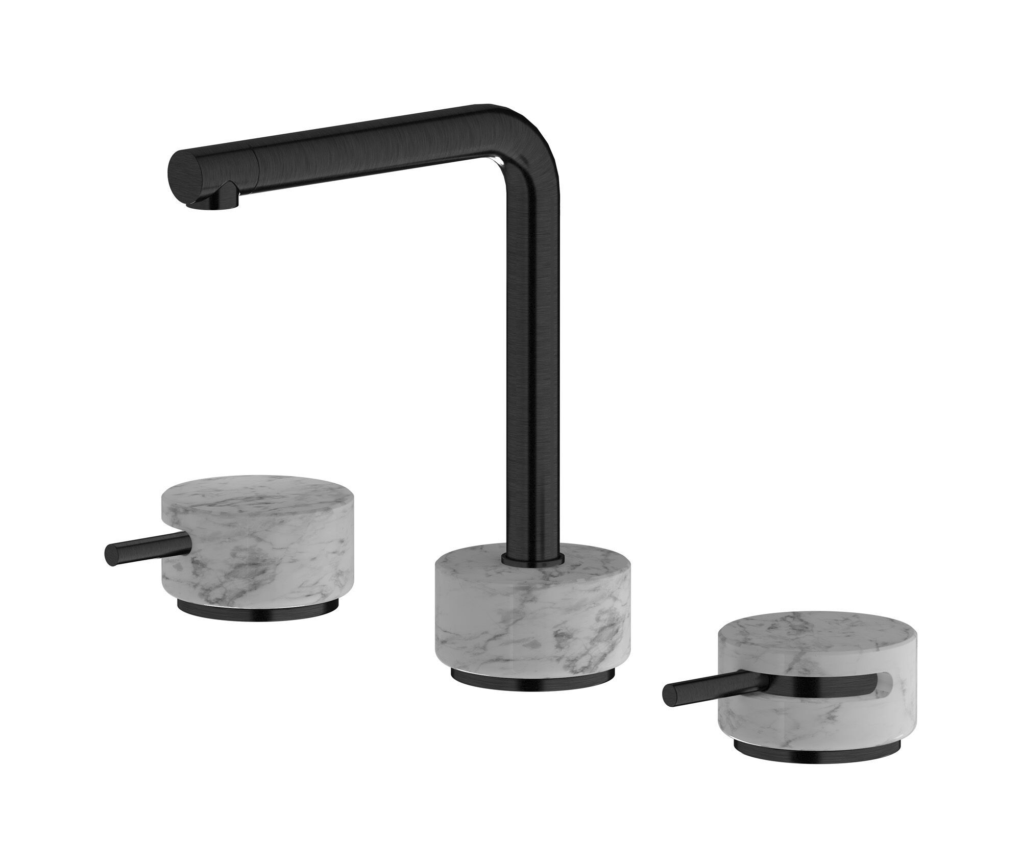 Смеситель для раковины с 3 отверстиями для мраморной столешницы IB мрамор + мрамор Elle ARCH-00055279 - Вид №5