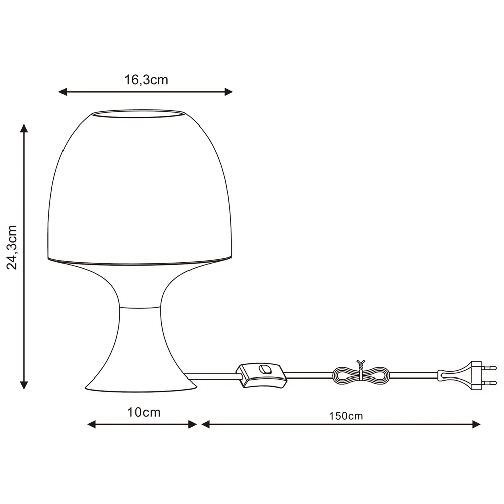 INSPIRE Guacamole — современная светодиодная настольная лампа 86493690 STLM-0934023 - Вид №7