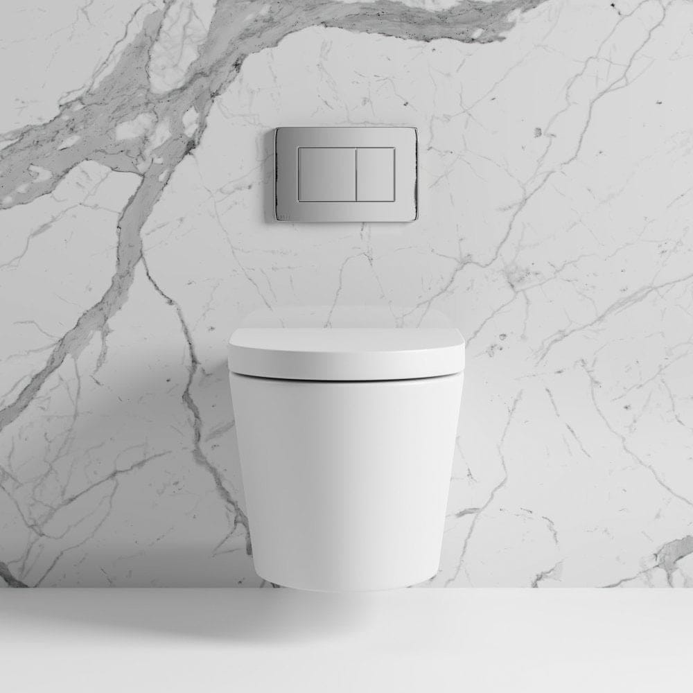 Керамический подвесной туалет с пластиной и сливной кассетой LUSSO без ARCH-00082135 - Вид №13