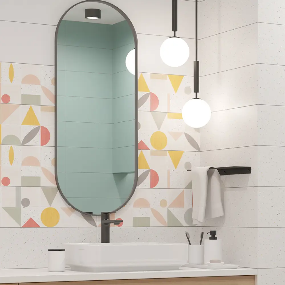 87023032 Плитка настенная LB Ceramics Юген Линдберг 20x60 см 0.84 м² матовая цвет разноцветный STLM-0072882