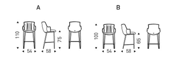 Кожаный мягкий стул Cattelan italia Rihanna ARCH-00006394 - Вид №1