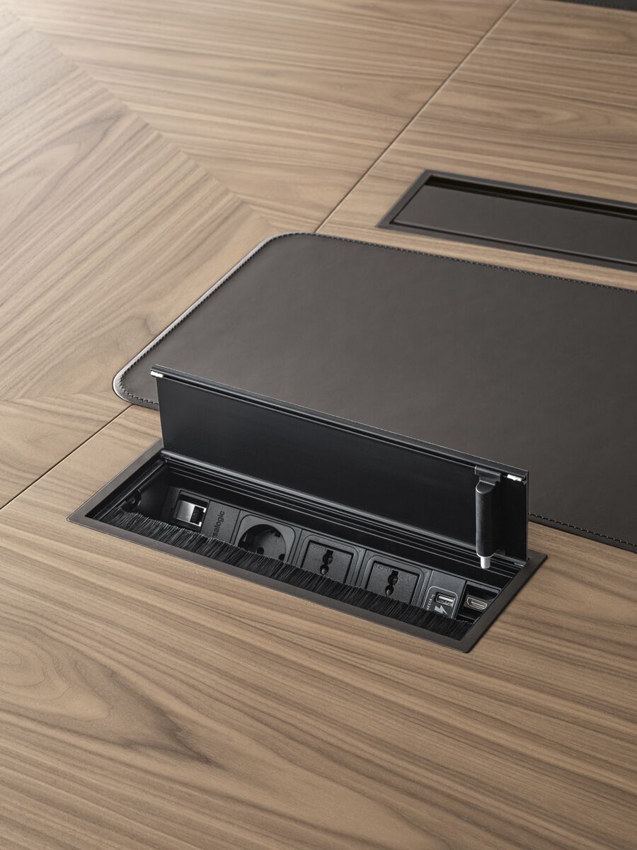 Деревянный прямоугольный стол для совещаний с системой люверсов i 4 Mariani MASTER ARCH-00109096 - Вид №9