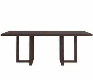 Обеденный стол деревянный коричневый 210 см N2 Palermo FURNITERA  120357 Коричневый