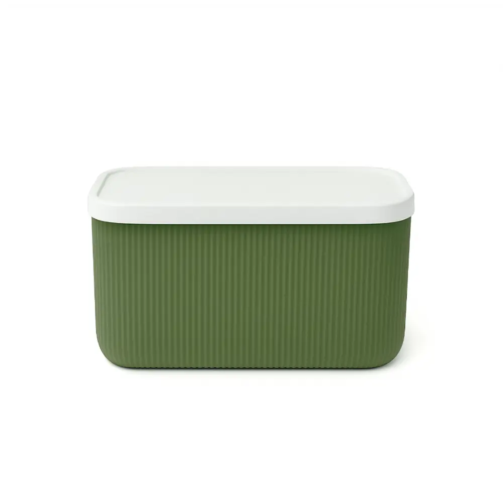 Корзина для хранения Primanova Рица 6.2 л цвет хаки STLM-2178992