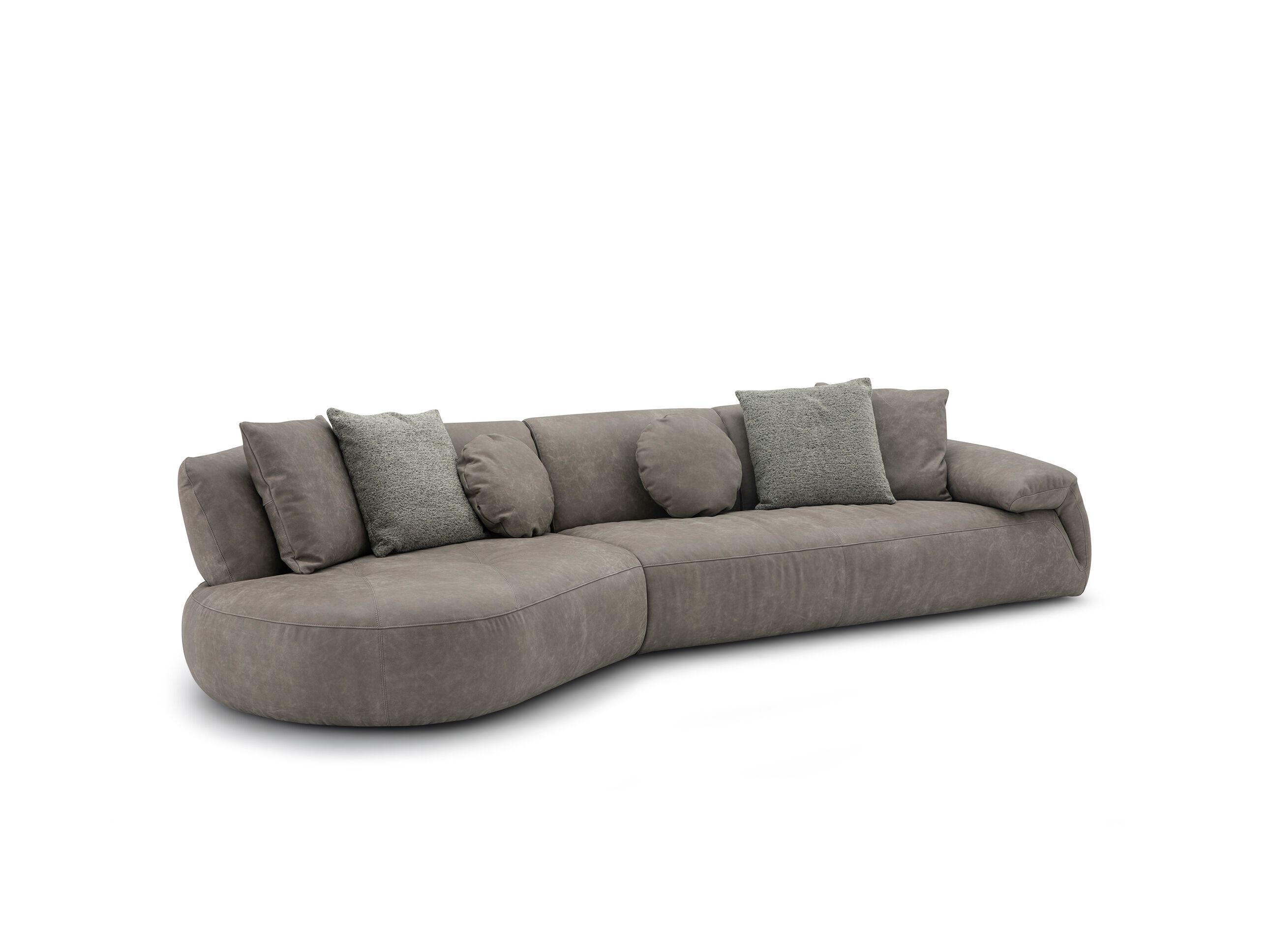 4-местный кожаный модульный диван CAMPO DE' FIORI ALAND ARCH-00027830 - Вид №1