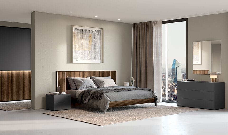 Деревянная прямоугольная тумбочка с ящиками Febal Casa ARCH-00038191 - Вид №1