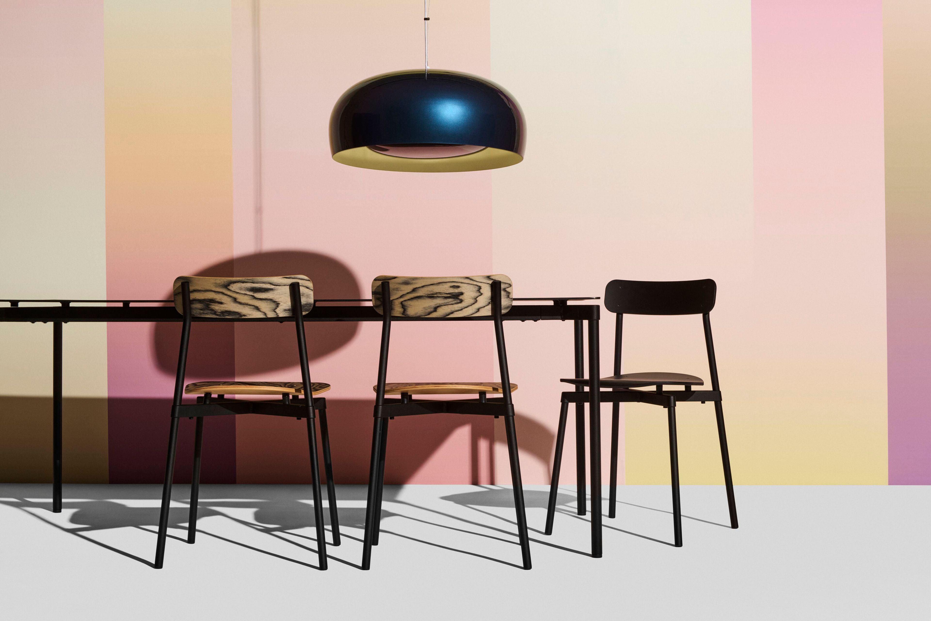 Нетканые панорамные полосатые обои Petite Friture PANORAMA CAROLE BAIJINGS ARCH-00025782 - Вид №3