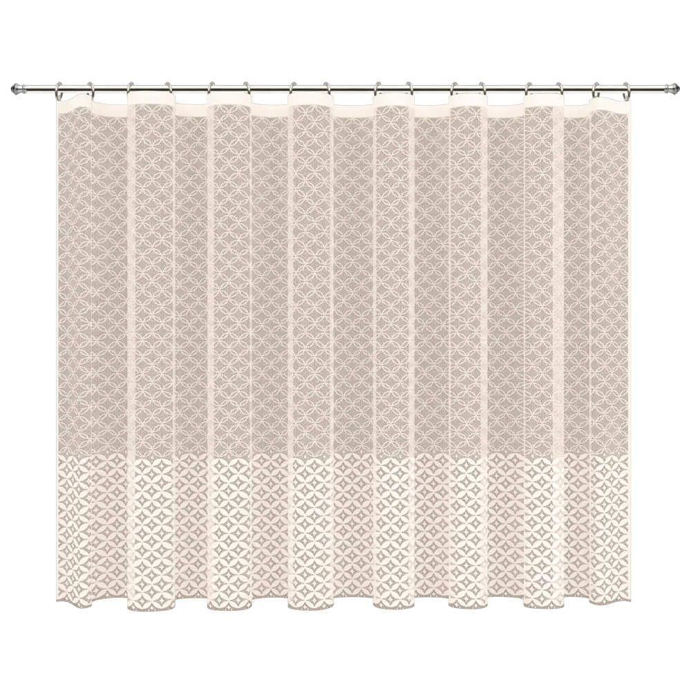 Тюль для кухни "Сиппо" 200x165 см цвет экрю Santreyd STLM-2007198