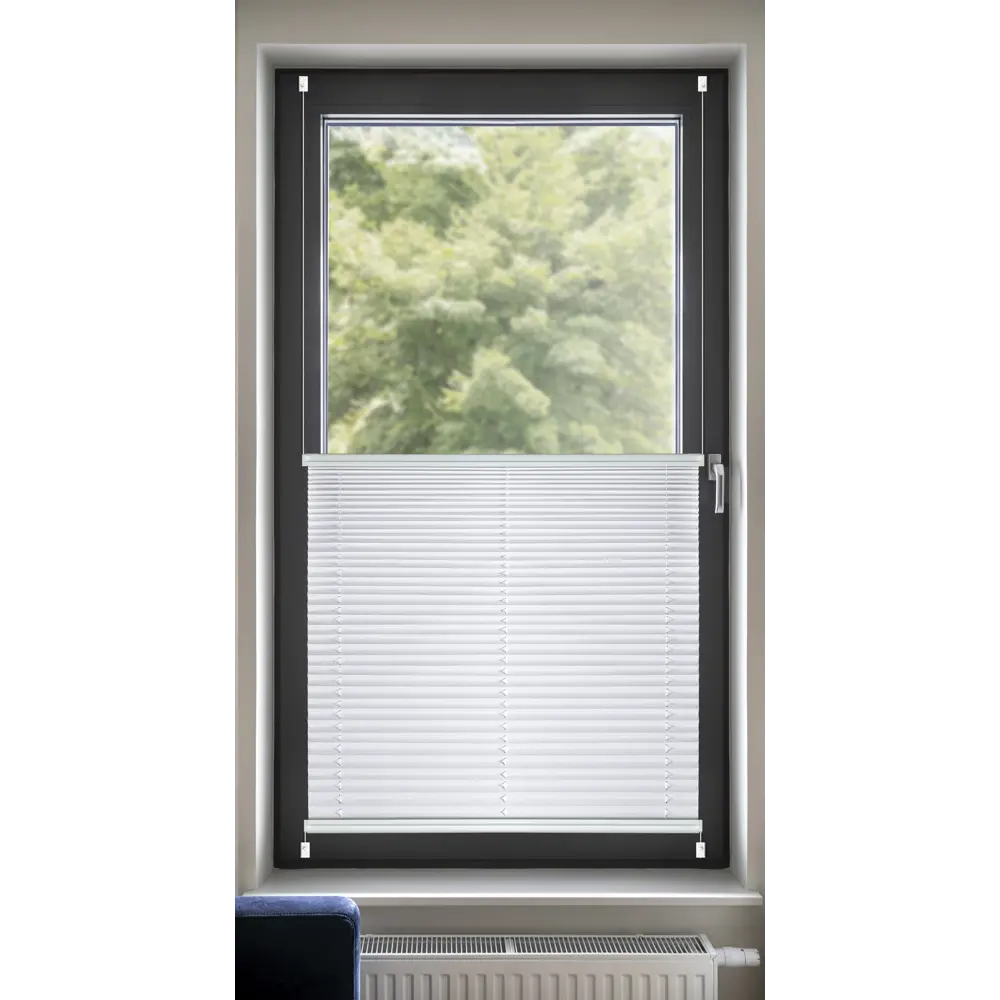 Штора плиссе 52x170 см жаккард белая Santreyd STLM-2047517 - Вид №4