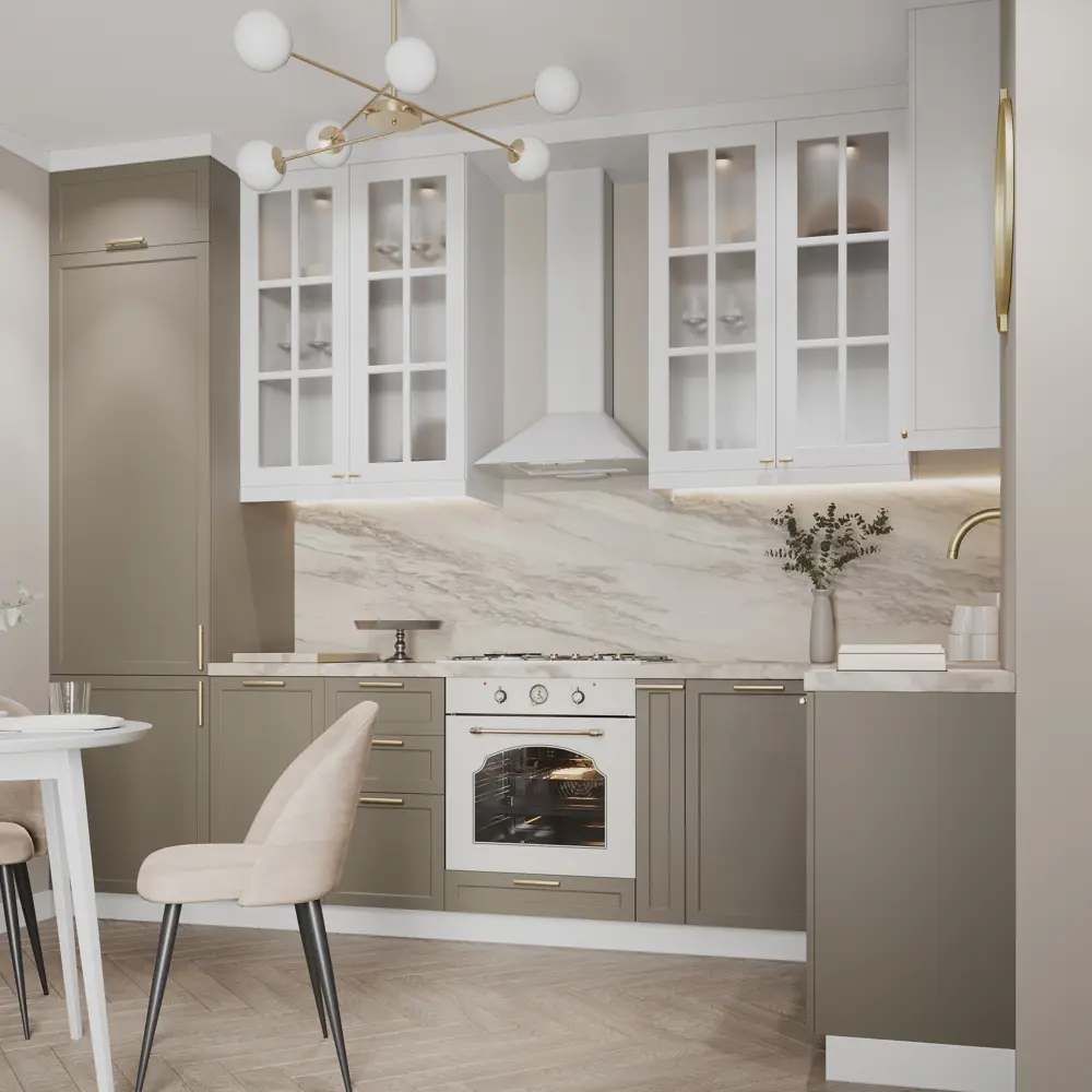 Дверь для шкафа Delinia ID «Ньюпорт» 15x77 см, МДФ, цвет бежевый STLM-2148771 - Вид №4