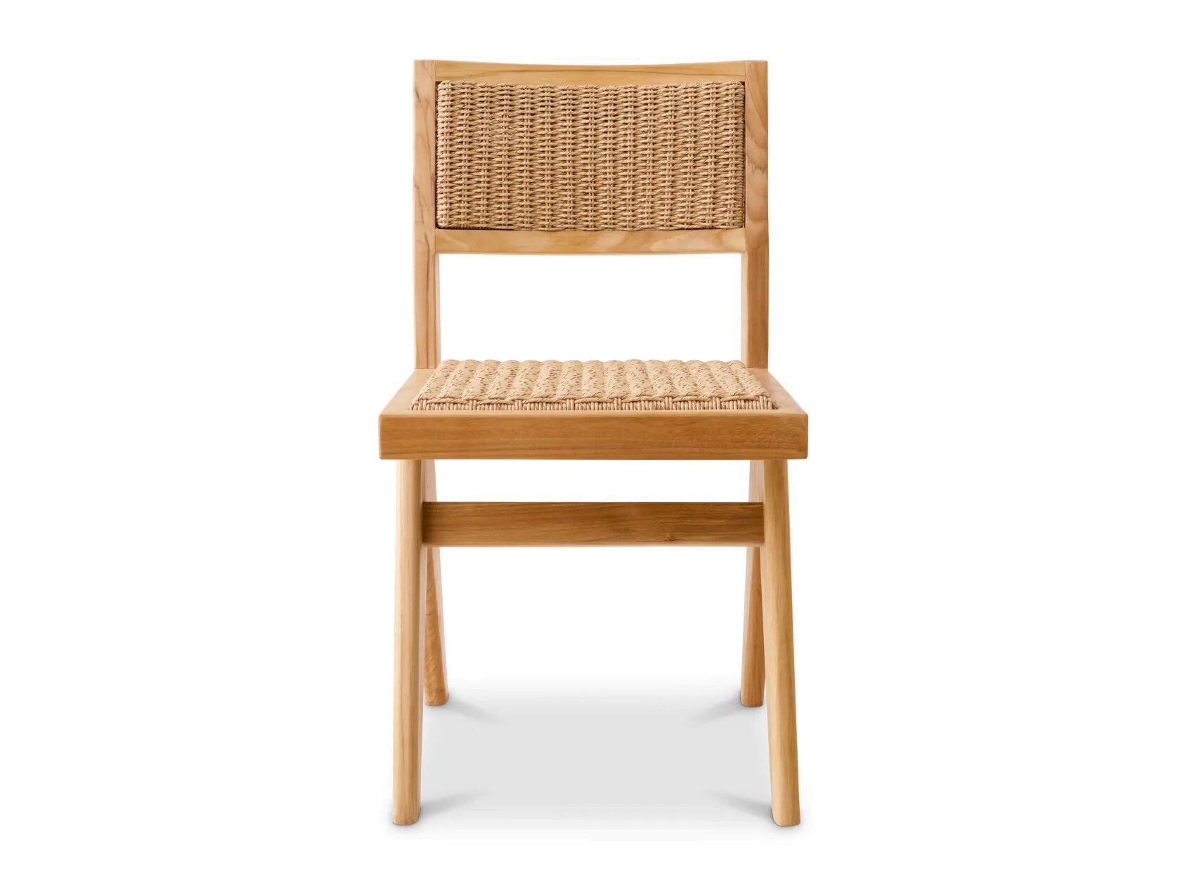 Стул для сада из тикового дерева без подлокотников Eichholtz NICLA ARCH-00016148