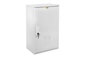 16355570 Электротехнический настенный шкаф сплошная дверь полиэстер серый EP-400.400.250-1-IP44 ЦМО