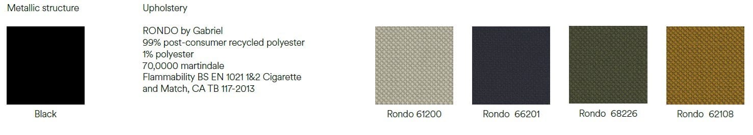 Кресло из полиэстера с высокой спинкой TEULAT Dins ARCH-00130282 - Вид №37