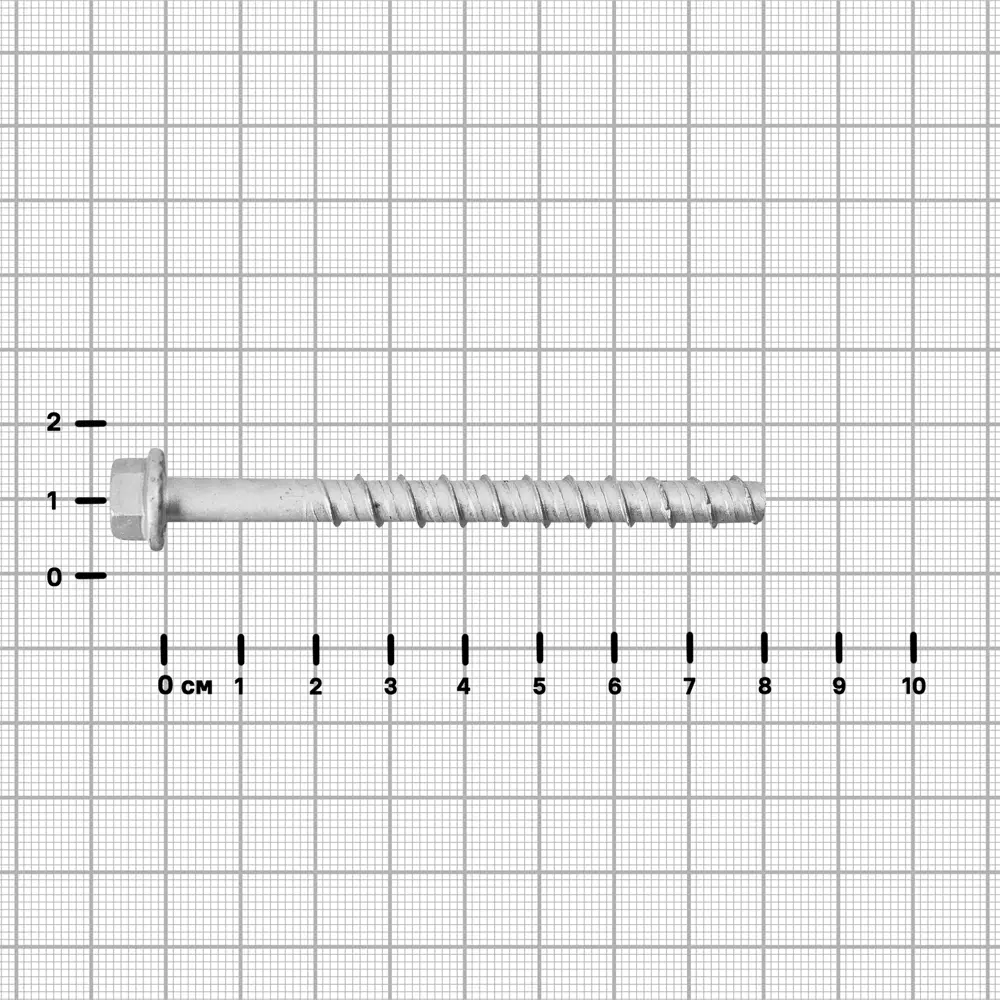 Анкер-шуруп Sormat для бетона и кирпича 6×80 мм 89362241 STLM-1005537 - Вид №2