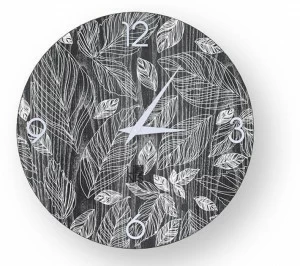 LIGNIS® Настенные часы из дерева с лепниной Dolcevita nature 10.055 / 10.133
