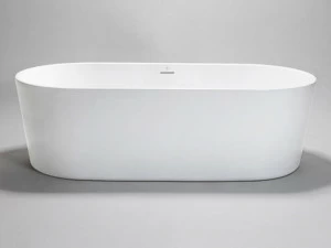 Blu Bathworks® Отдельностоящая овальная акриловая ванна Pisa Bt8004b18