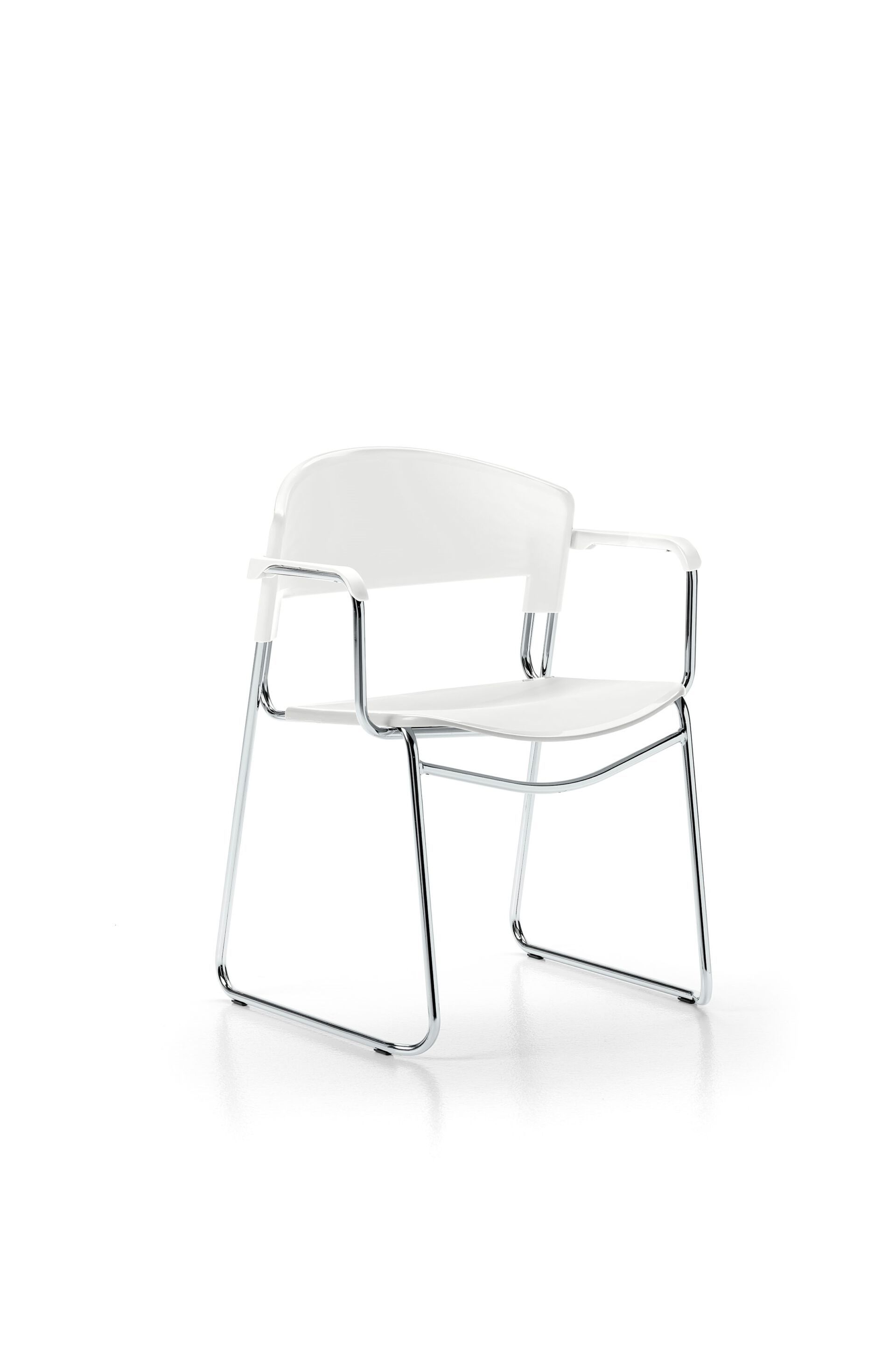 Штабелируемое кресло с подлокотниками из Biogreen® и стали BBB AGAIN ARCH-00033250 - Вид №8