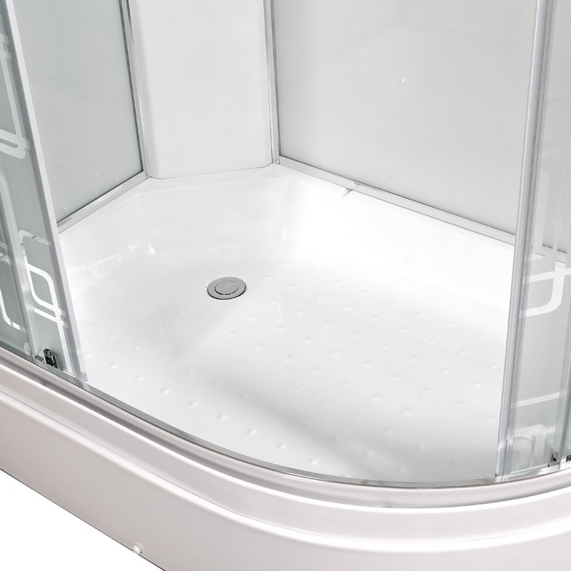 L 920 L N с гидромассажем Душевая кабина DETO Серия L ЕМ2712 L N (без крыши) - Вид №1