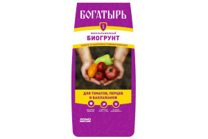 16534298 Биогрунт Для томатов, перца и баклажанов 1 л 001-GR-BT-006553-1 Богатырь