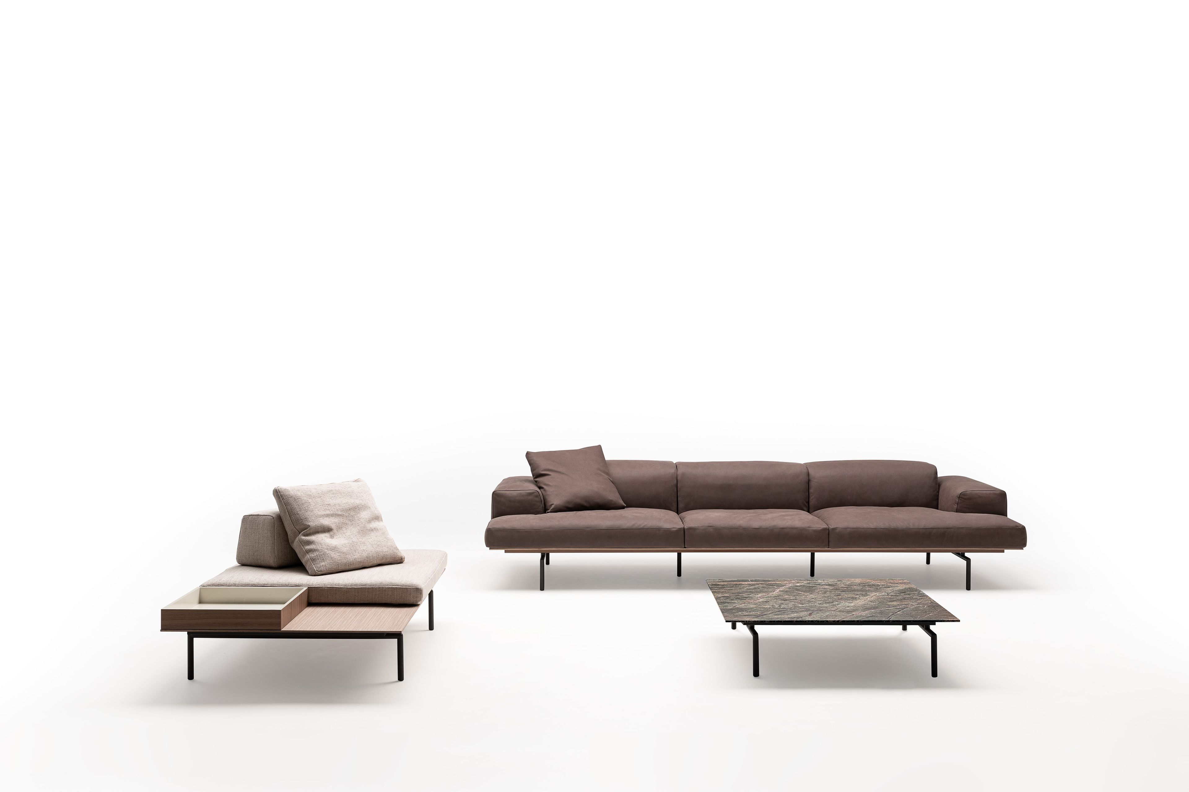 Модульная скамья со спинкой Living Divani Сумо ARCH-00126347 - Вид №7