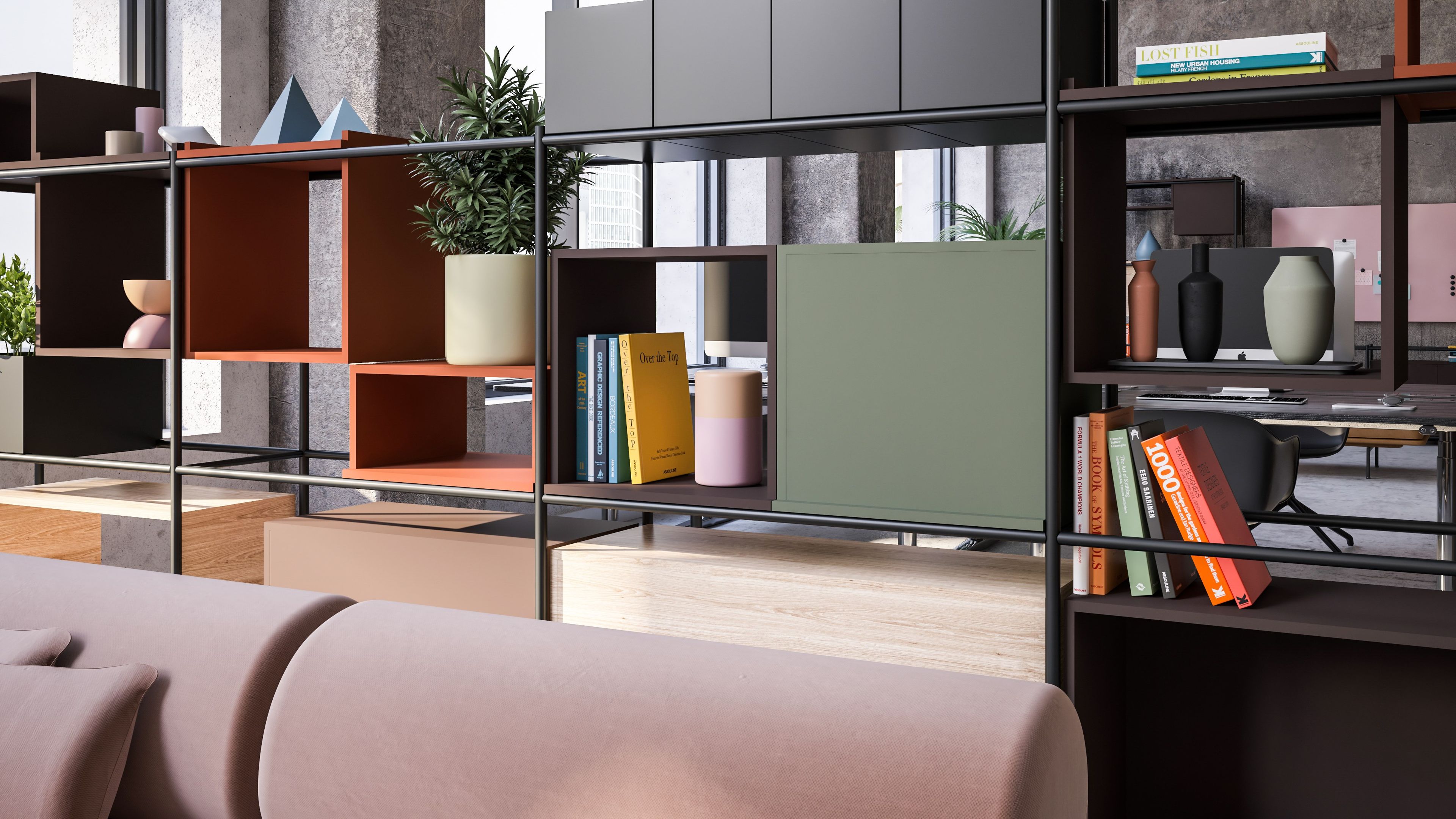 Модульная секционная самонесущая полка Mizetto Understand ARCH-00044456 - Вид №12