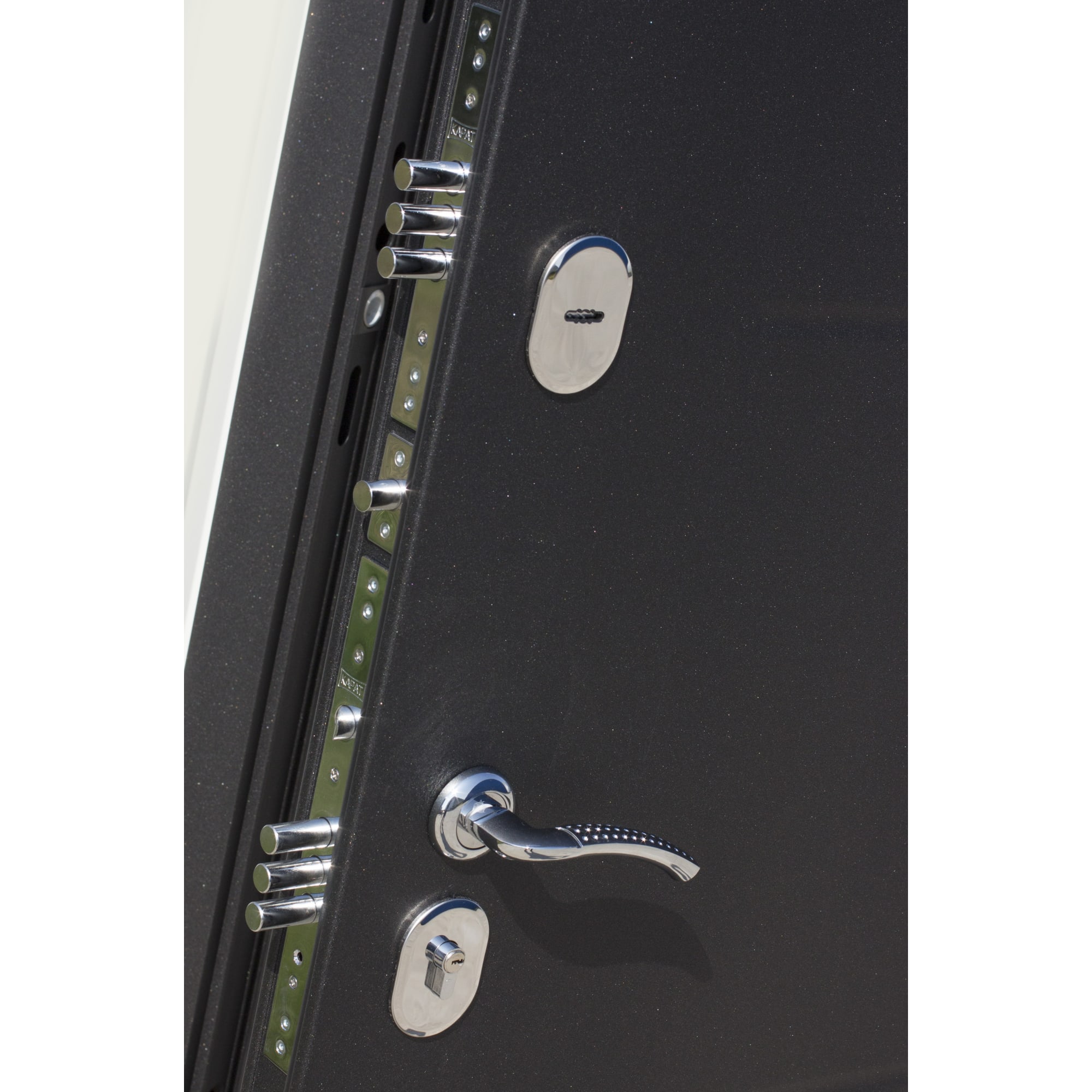 81960621 Дверная металлическая Гарда 7.5 муар 860 мм правая, цвет дуб сонома Santreyd  - Вид №2