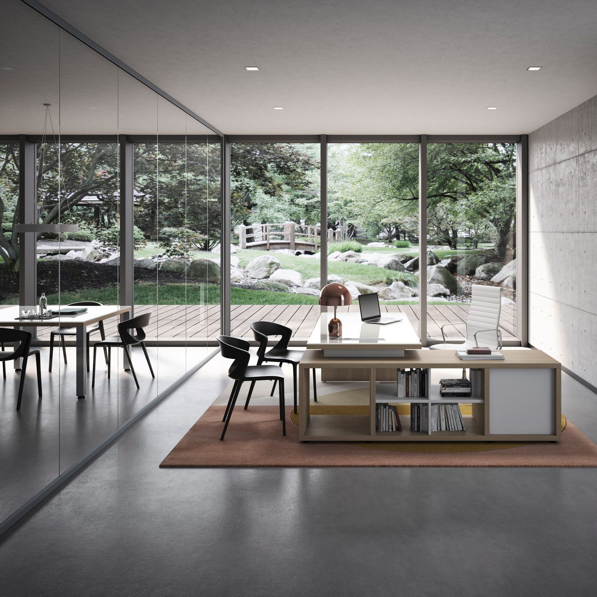 Деревянный стол с ящиками CUF Milano ARCH-00002785 - Вид №3