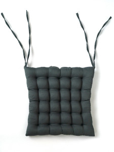 90787531 Подушка для стула с лузгой гречихи KSG 40x40 см цвет серый STLM-0381651 BIO-LINE