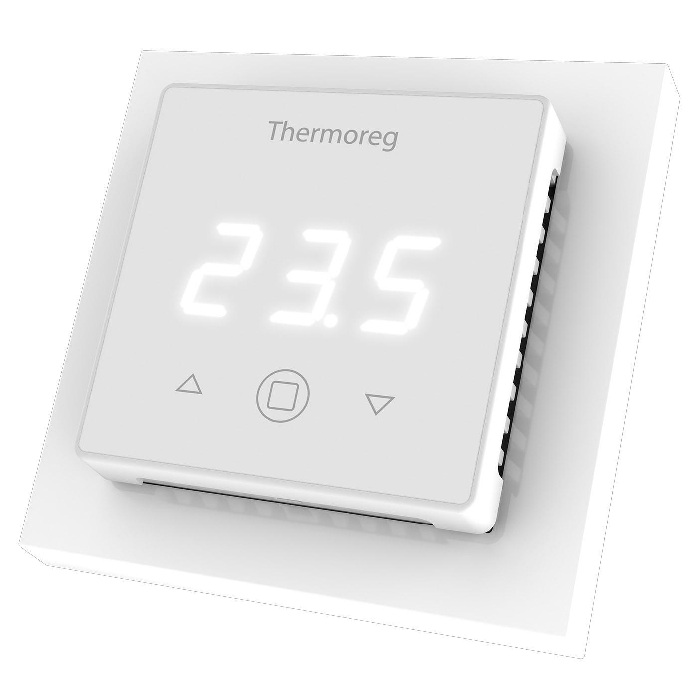 90021397 Терморегулятор для теплого пола reg TI-300 электронный цвет белый STLM-0087767 THERMO