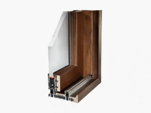 ALsistem Раздвижная дверь из алюминия / дерева с термическим разделением Slide