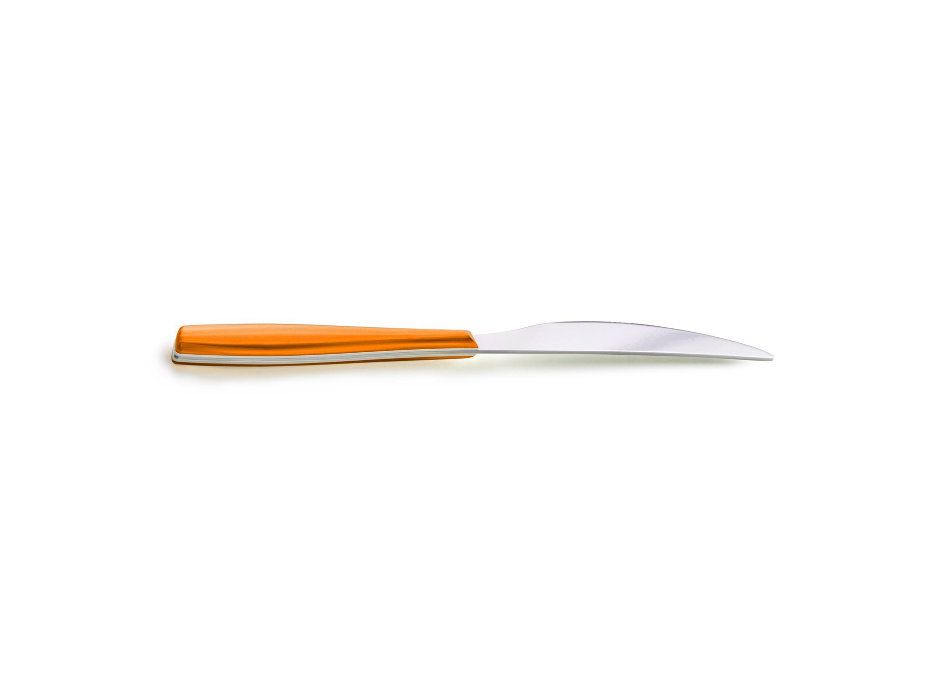 90142939 Нож столовый WAVE с пластиковой ручкой оранжевый 7506_2 2 шт STLM-0115889 EME POSATERIE