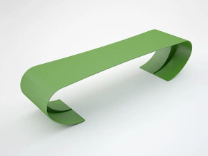 Стальная скамья без спинки