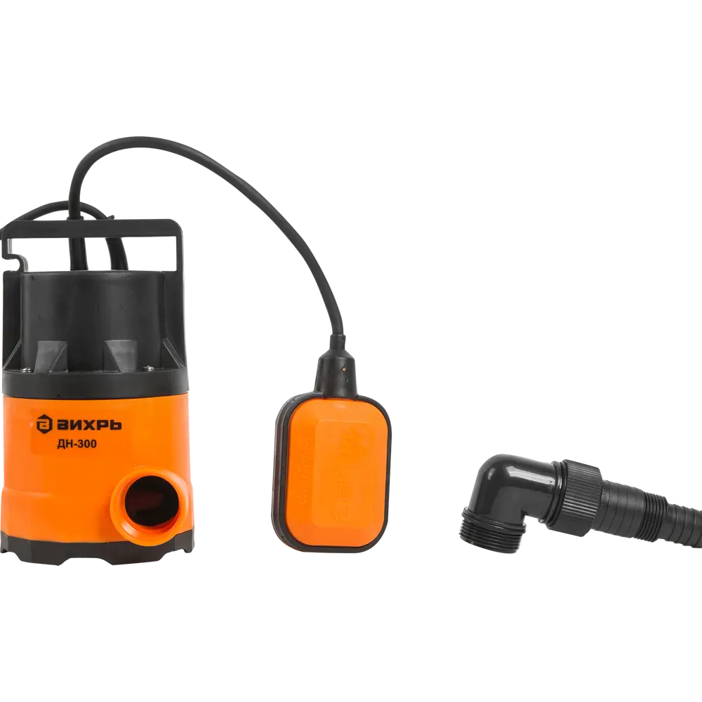 Насос погружной дренажный для чистой воды Вихрь ДН-300, 10100 л/час STLM-2093753 - Вид №1