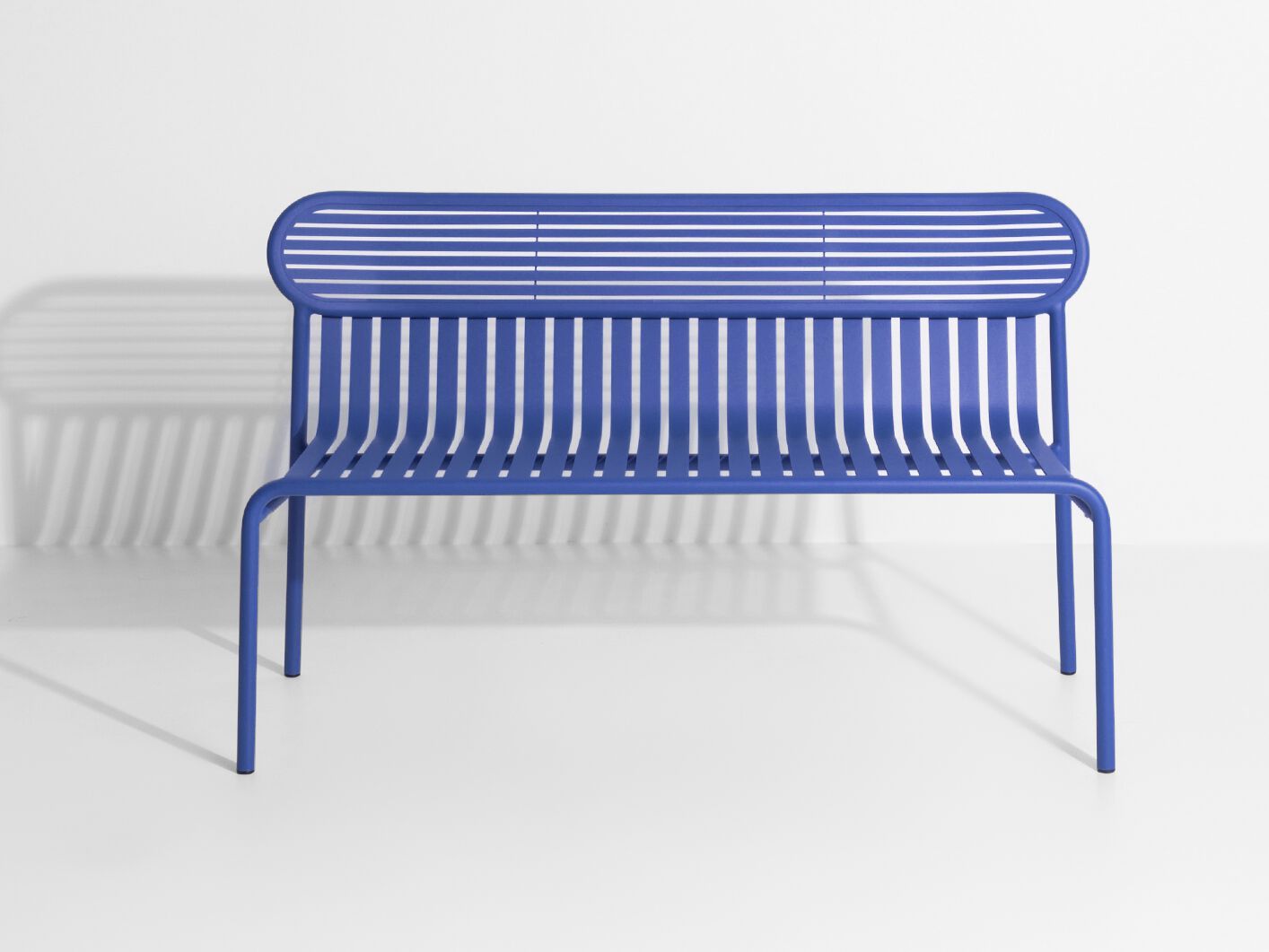 Алюминиевая садовая скамейка с порошковым покрытием Petite Friture WEEK-END ARCH-00004384 - Вид №1