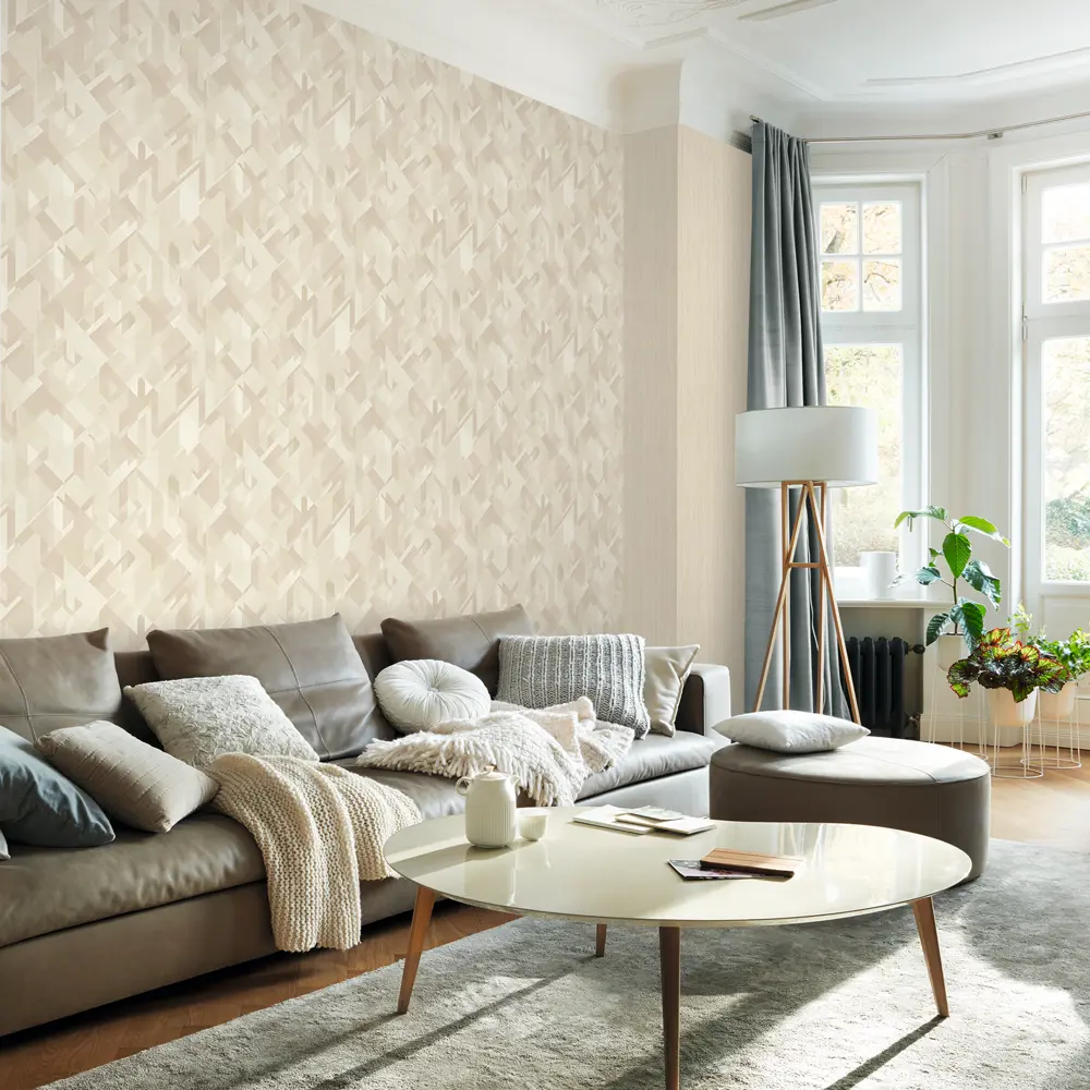 Обои флизелиновые Inspire Gustave Tempo бежевые 1.06 м 643251 STLM-2049797 - Вид №3