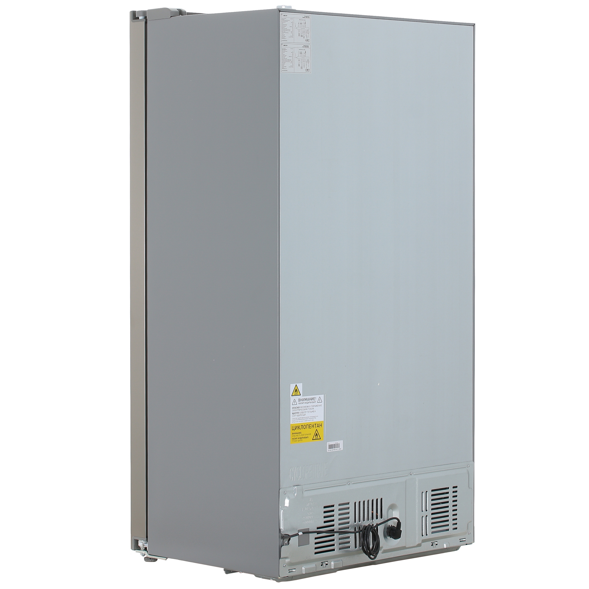 9060034 Холодильник Side by Side   DEXP SBS510M серебристый STDN-0118424 - Вид №4