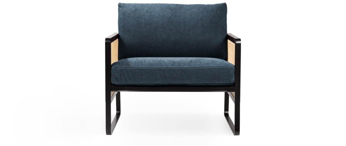 Винтажное стильное бархатное съемное мягкое кресло RED EDITION плетеная ARCH-00037426 - Вид №36