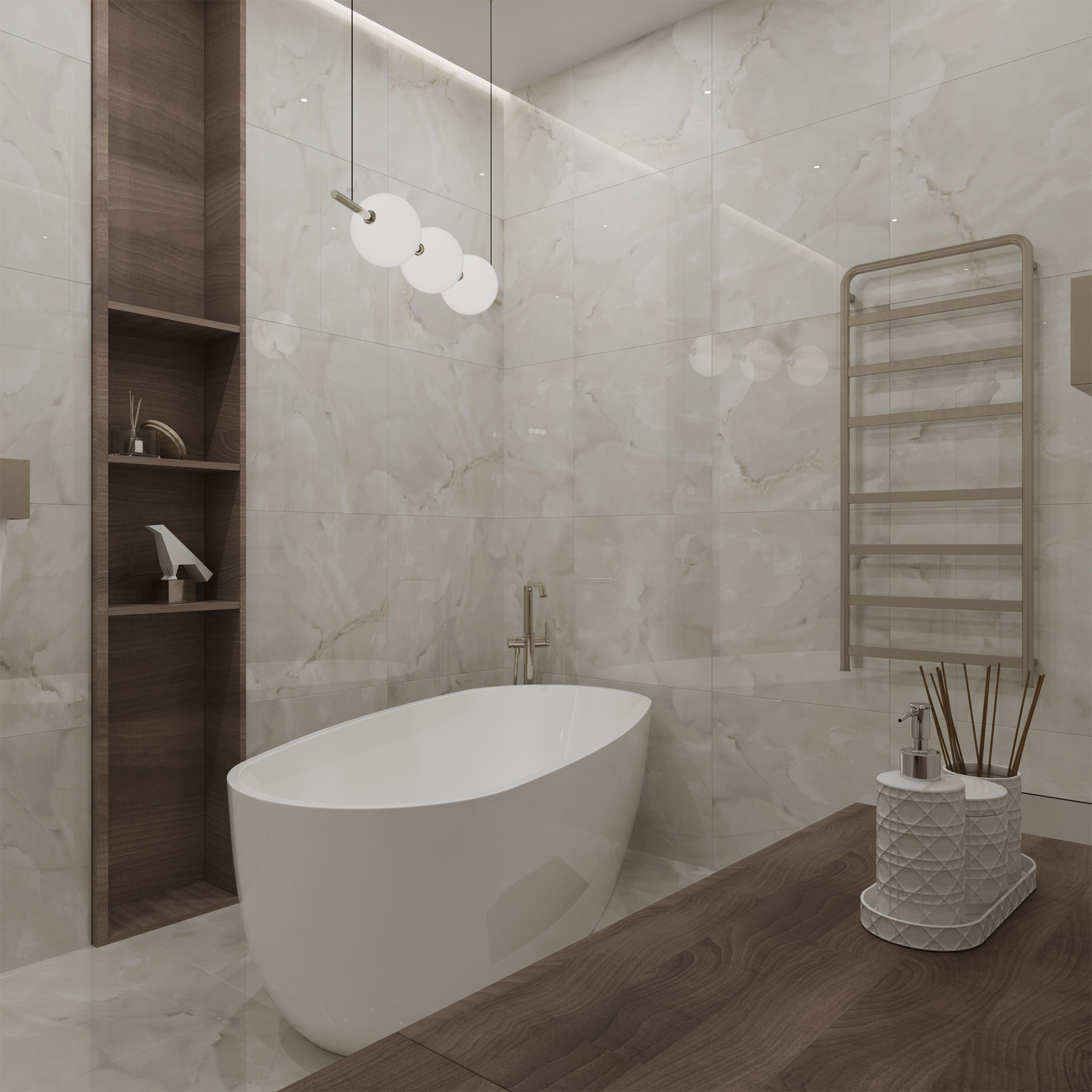 Керамогранит ONICE PEARL 60х60 Arcadia Ceramica FP1013-A STLM-1579158 89396425  - Вид №2