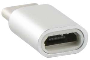 17279712 Адаптер-переходник Micro USB - Type-C серебристый УТ000013668 Red Line