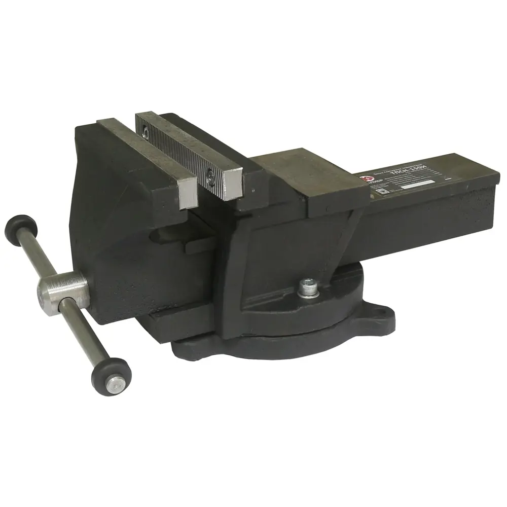 Поворотные слесарные тиски Калибр ТПСН-150И с наковальней 82810192 STLM-0036432