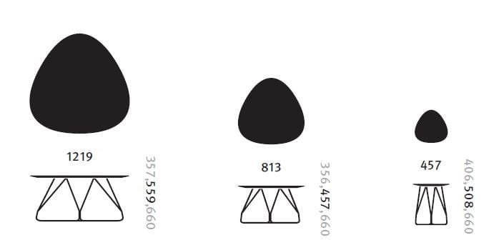 Металлический треугольный журнальный столик Herman Miller Polygon Wire ARCH-00112634 - Вид №5