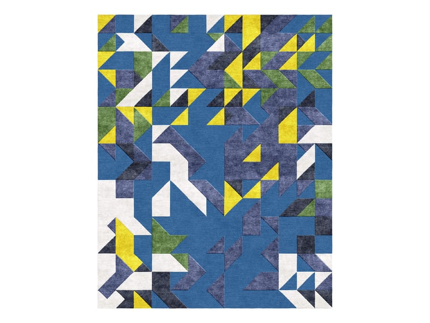 Прямоугольный ковер ручной работы Tapis Rouge Ludico Kids ARCH-00045627