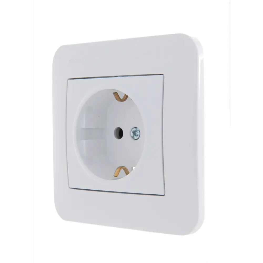Розетка Lezard Karina с защитой от детей цвет белый STLM-2105708 - Вид №3