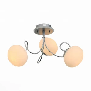 Потолочная люстра ST Luce Acini SL717.552.03 ST LUCE ACINI SILVER, ШАР 109075 Белый