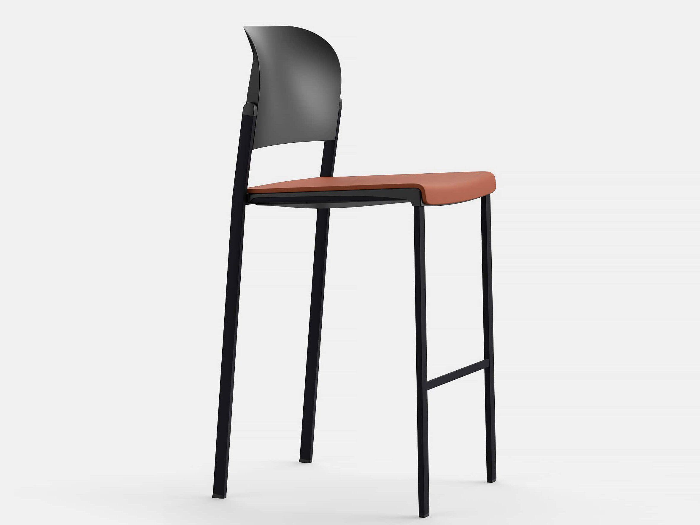 Штабелируемый табурет из полипропилена IBEBI био ARCH-00010067 - Вид №1