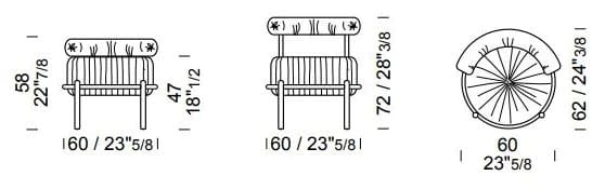 Тканевое кресло Borzalino Bonbon ARCH-00052483 - Вид №20