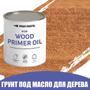 Грунт под масло для дерева ProfiPaints ECO Wood Primer Oil цвет светлый орех 0.9 л