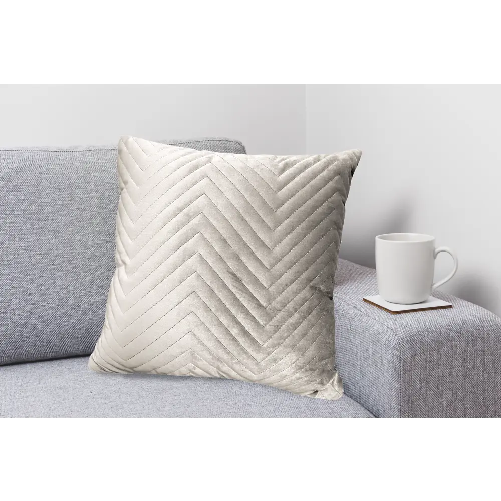 Подушка Seasons Arche 43х43 см бархат цвет экрю STLM-2138001 - Вид №3