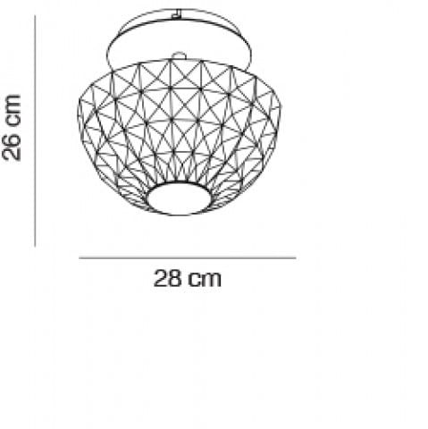 Стеклянный потолочный светильник Alma light ARCH-00073800 - Вид №1
