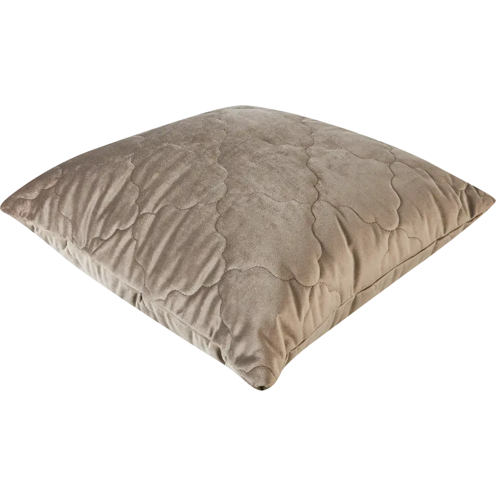 Подушка Ромб 50x50 см цвет серо-коричневый LINEN WAY STLM-2140139 - Вид №1